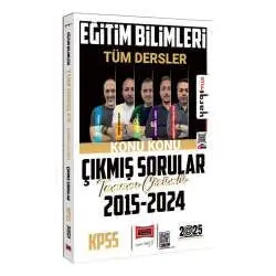 Yargı Yayınları 2025 KPSS Eğitim Bilimleri Tüm Dersler 2015-2024 Konu Konu Çıkmış Sorular