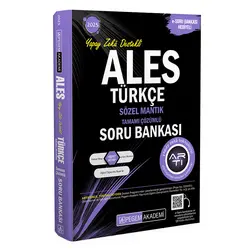 2025 ALES Türkçe Sözel Mantık Tamamı Çözümlü Soru Bankası - Kolektif - Pegem Akademi Yayıncılık