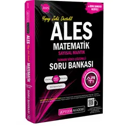 Pegem 2025 ALES Matematik Sayısal Mantık Video Çözümlü Soru Bankası