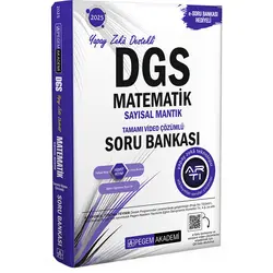 Pegem 2025 DGS Matematik Sayısal Mantık Video Çözümlü Soru Bankası