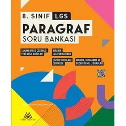 8.Sınıf LGS Paragraf Soru Bankası Marsis Yayınları
