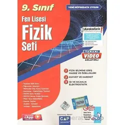 9. Sınıf Fen Lisesi Fizik Seti Çap Yayınları