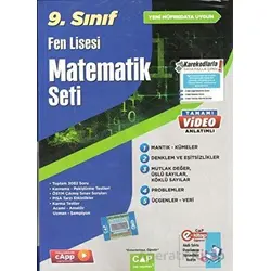 9. Sınıf Fen Lisesi Matematik Seti Çap Yayınları