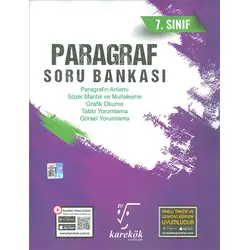 7.Sınıf Paragraf Soru Bankası Karekök Yayınları