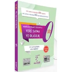 TYT AYT Veri, Sayma ve Olasılık Sıfır 0 Konu Anlatımı Karekök Yayınları