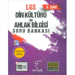 8.Sınıf LGS Din Kültürü Soru Bankası Karekök Yayınları