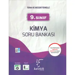 9.Sınıf Kimya Soru Bankası 2025 Karekök Yayınları