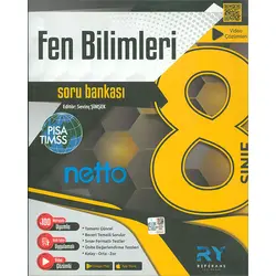 LGS 8. Sınıf Netto Fen Bilimleri Video Çözümlü Soru Bankası Referans Yayınları