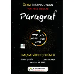 TYT AYT ALES DGS KPSS Paragraf Yeni Nesil Sorular Ders Ortamı Yayınları