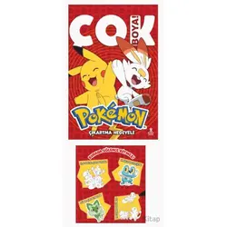 Pokemon Çok Boya - Çıkartmalı Dev Boyama Kitabı - Kolektif - Doğan Çocuk