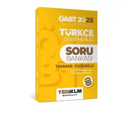 Yediiklim Yayınları 2025 ÖABT Türkçe Öğretmenliği Tamamı Çözümlü Soru Bankası