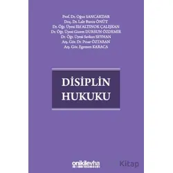 Disiplin Hukuku - Oğuz Sancakdar - On İki Levha Yayınları