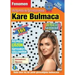 Fenomen Kare Bulmaca 4 - Bertan Kodamanoğlu - Maxi Yayıncılık