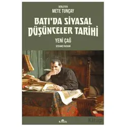 Batı’da Siyasal Düşünceler Tarihi 2 - Mete Tunçay - Kronik Kitap