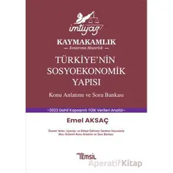 İmtiyaz Türkiyenin Sosyoekonomik Yapısı Konu Anlatımı ve Soru Bankası - Emel Aksaç - Temsil Kitap