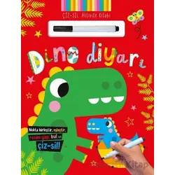 Çiz – Sil Aktivite Kitabı Dino Diyarı - Kolektif - İndigo Çocuk