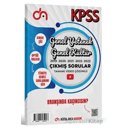 Genel Yetenek Genel Kültür Son Beş Yıl Orijinal Çıkmış Sorular Tamamı Video Çözümlü