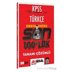 Hocawebde Yayınları Kpss 2024 Türkçe Son 100 lük Tamamı Çözümlü Sorular
