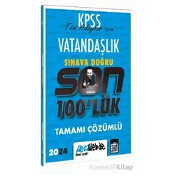Hocawebde Yayınları Kpss 2024 Vatandaşlık Son 100 lük Tamamı Çözümlü Sorular
