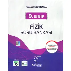 9.Sınıf Fizik Soru Bankası (Yeni Müfredat) Karekök Yayınları