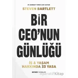Bir Ceo’nun Günlüğü - Steven Bartlett - Boyner Yayınları