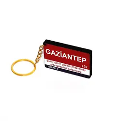 Gaziantep (27) Ahşap Anahtarlık