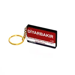 Diyarbakır (21) Ahşap Anahtarlık