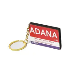 Adana (01) Ahşap Anahtarlık