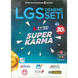 LGS Süper Karma 6 Yayın 6 Deneme Sınavı