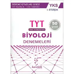 YKS TYT 1.Oturum Biyoloji Denemeleri Karekök Yayınları