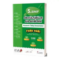5. Sınıf Din Kültürü ve Ahlak Bilgisi Fark Var Kazanım Takip Denemeleri Koray Varol Akademi
