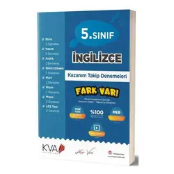 5. Sınıf İngilizce Fark Var Kazanım Takip Denemeleri Koray Varol 2024 öncesi müfredat