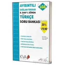 8. Sınıf LGS 1. Dönem Türkçe Ayrıntılı Sağlam Tekrar Soru Bankası Koray Varol Akademi