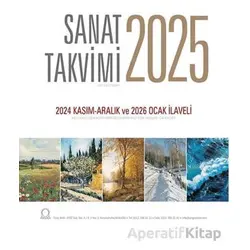 Sanat Takvimi 2025 Duvar Takvimi - Kolektif - Angora Kitapları