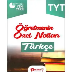 TYT Türkçe Öğretmenin Özel Notları - Dahi Adam Yayıncılık