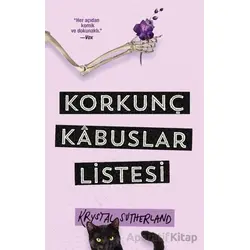 Korkunç Kabuslar Listesi - Krystal Sutherland - Martı Yayınları