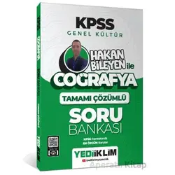Yediiklim 2025 KPSS Coğrafya Hakan Bileyen İle Tamamı Çözümlü Soru Bankası