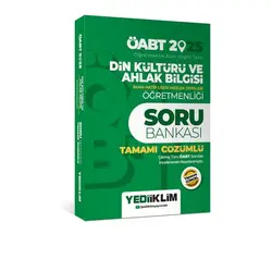 Yediiklim 2025 Din Kültürü Ve Ahlak Bilgisi Öğretmenliği Çözümlü Soru Bankası
