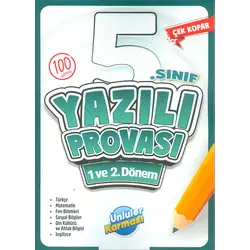5.Sınıf Yazılı Provası 1. ve 2. Dönem Ünlüler Karması
