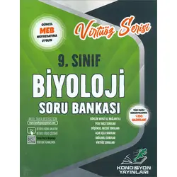 9.Sınıf Biyoloji Virtüöz Serisi Soru Bankası Kondisyon Yayınları