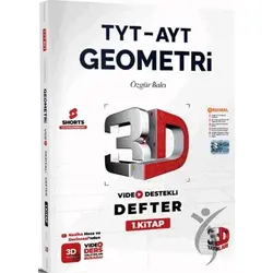 TYT AYT Geometri Video Destekli Defter - Özgür Balcı - 3D Yayınları