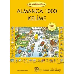 Çıkartmalarla Almanca 1000 Kelime - Heather Amery - 1001 Çiçek Kitaplar