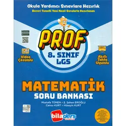 8. Sınıf LGS Prof Matematik Soru Bankası Biladers Yayıncılık