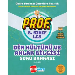 8. Sınıf LGS Prof Din Kültürü ve Ahlak Bilgisi Soru Bankası Biladers Yayıncılık