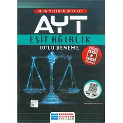 Evrensel AYT Eşit Ağırlık Video Çözümlü 10 lu Deneme