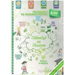 8.Sınıf Teknoloji Ve Tasarım Defteri Efx Akademi Yayınları