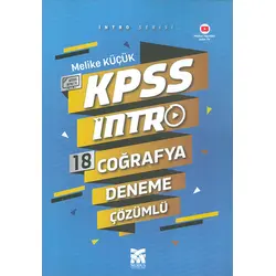 KPSS 18 Coğrafya Deneme Çözümlü Modus Yayınları