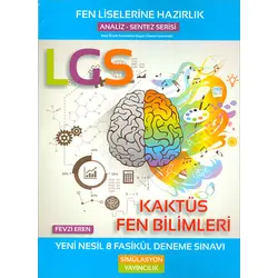 LGS Kaktüs Fen Bilimleri Yeni Nesil 8 Fasikül Deneme Sınavı Simülasyon Yayıncılık