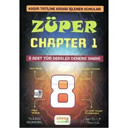 LGS 8. Sınıf Züper Chapter 1 Tüm Dersler 5 Adet Deneme Sınavı Platon Yayınları