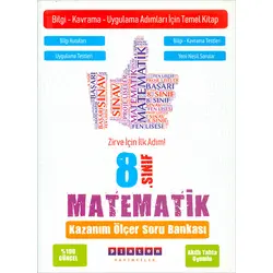 8.Sınıf Matematik Kazanım Ölçer Soru Bankası Platon Yayıncılık